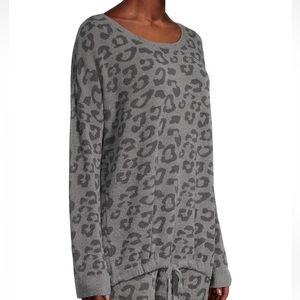 Cheetah print barefoot dreams top